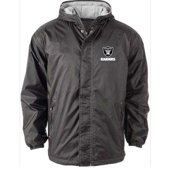 "Las Vegas Raiders Legacy Stadium Full-Zip Jacket - Black, Small" - Picture 4 of 4